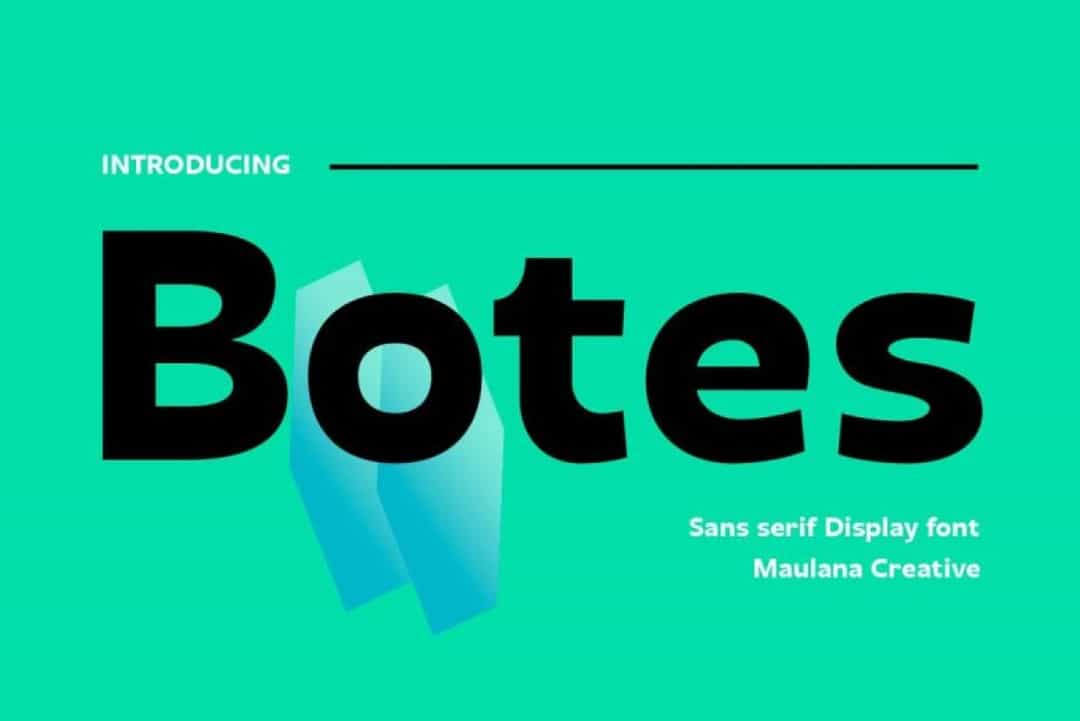 Botes Font Image 1