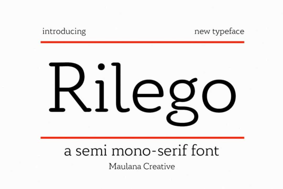 Rilego Font Image 1