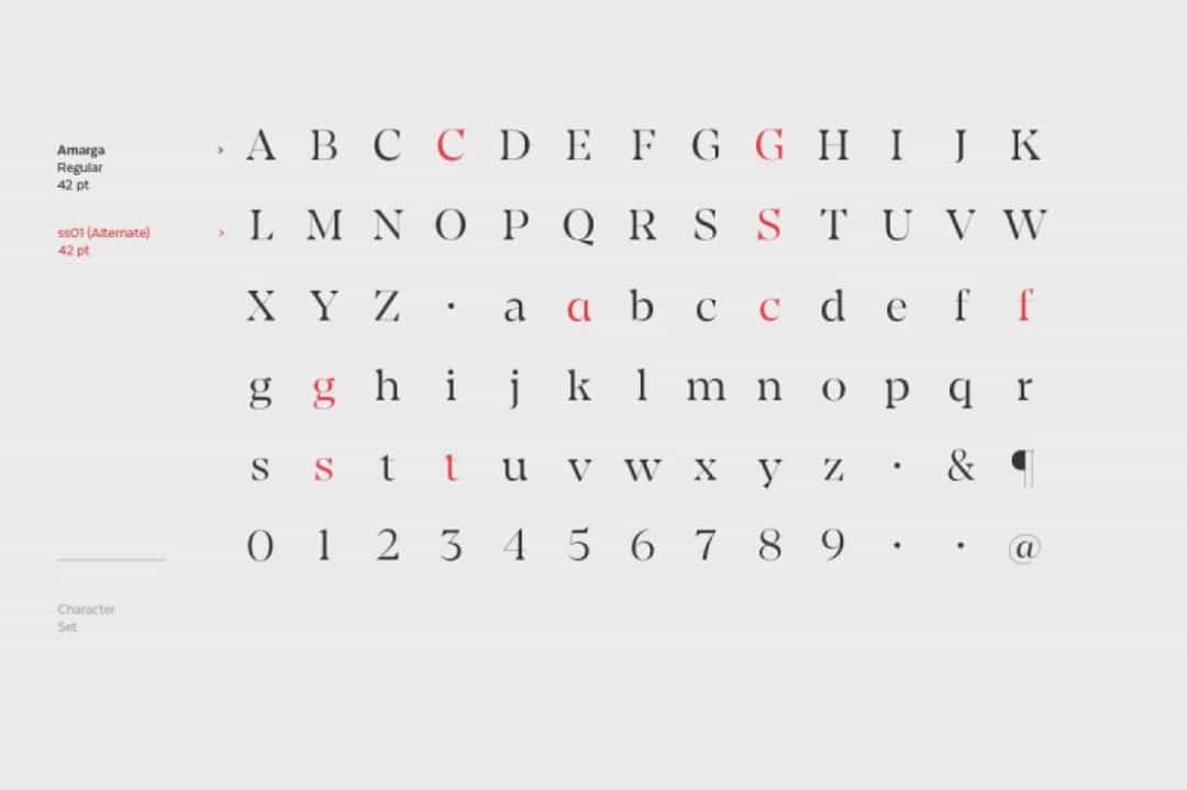 Amarga Font Image 3