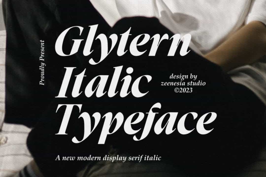 Glytern Font Image 1