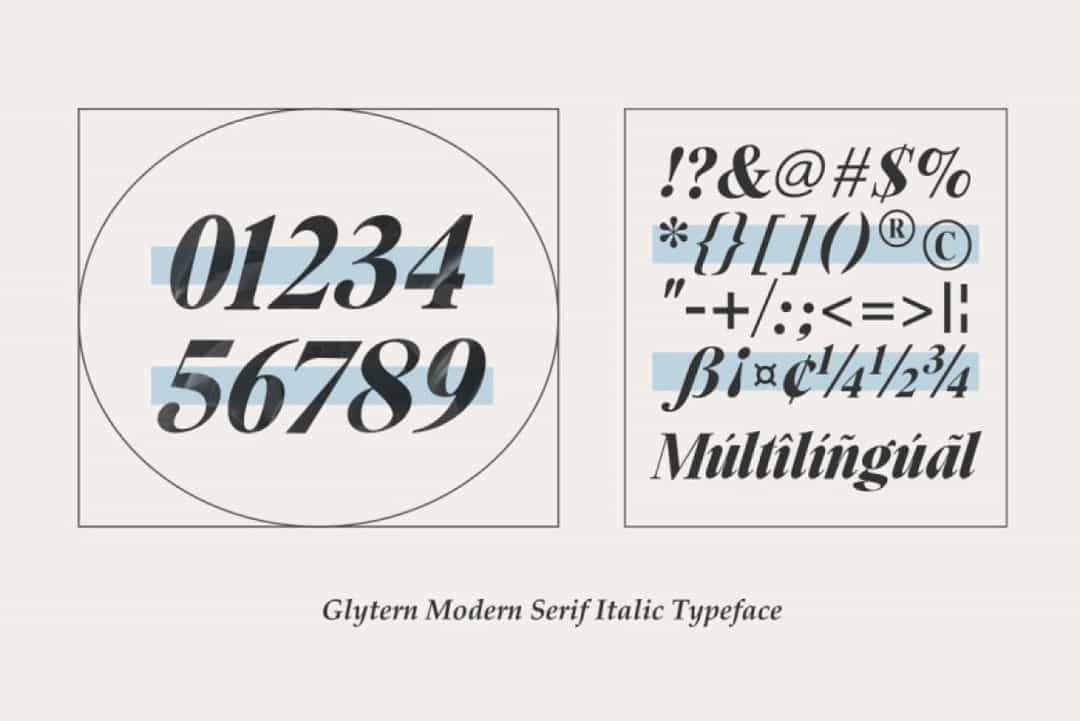 Glytern Font Image 4
