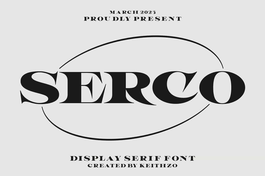 Serco Font Image 1