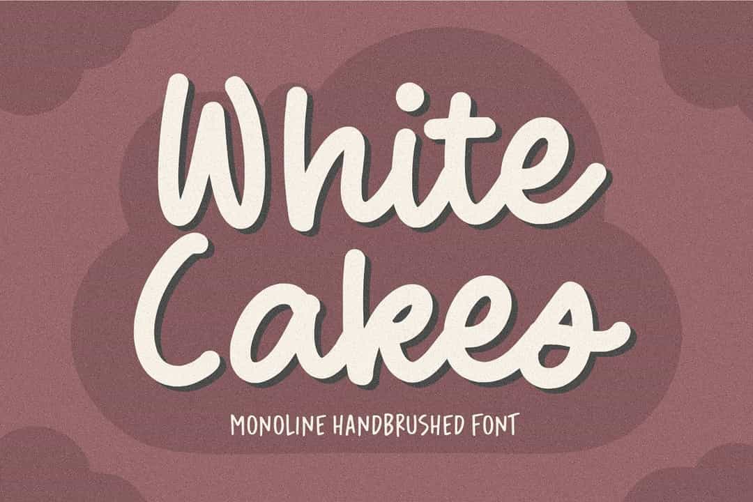 White Cakes Font Image 1