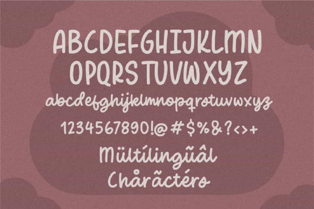 White Cakes Font Image 3
