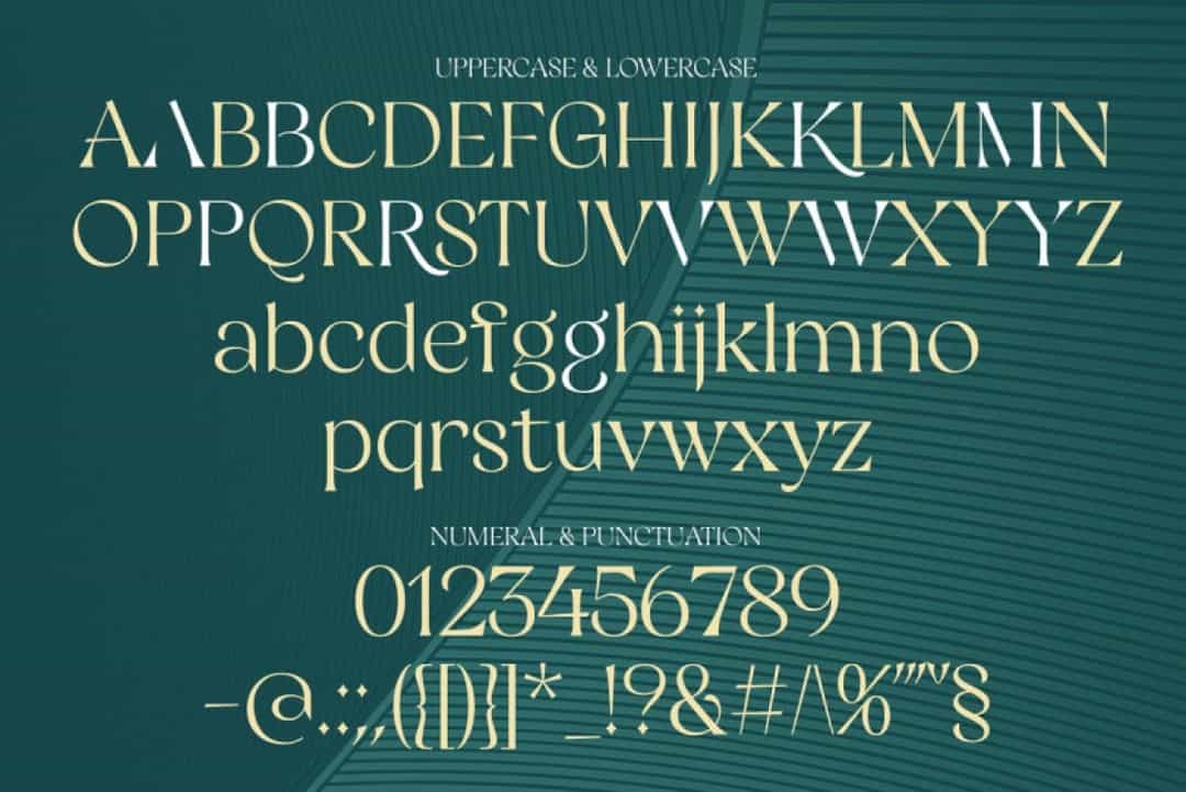 Restaglick Font Image 3