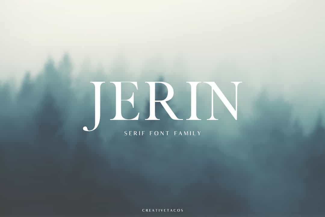 Jerin Font Image 1