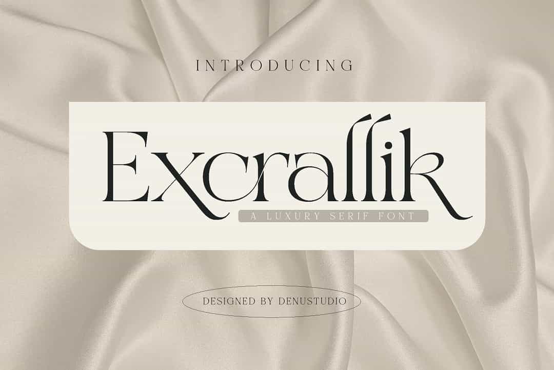 Excrallik Font Image 1