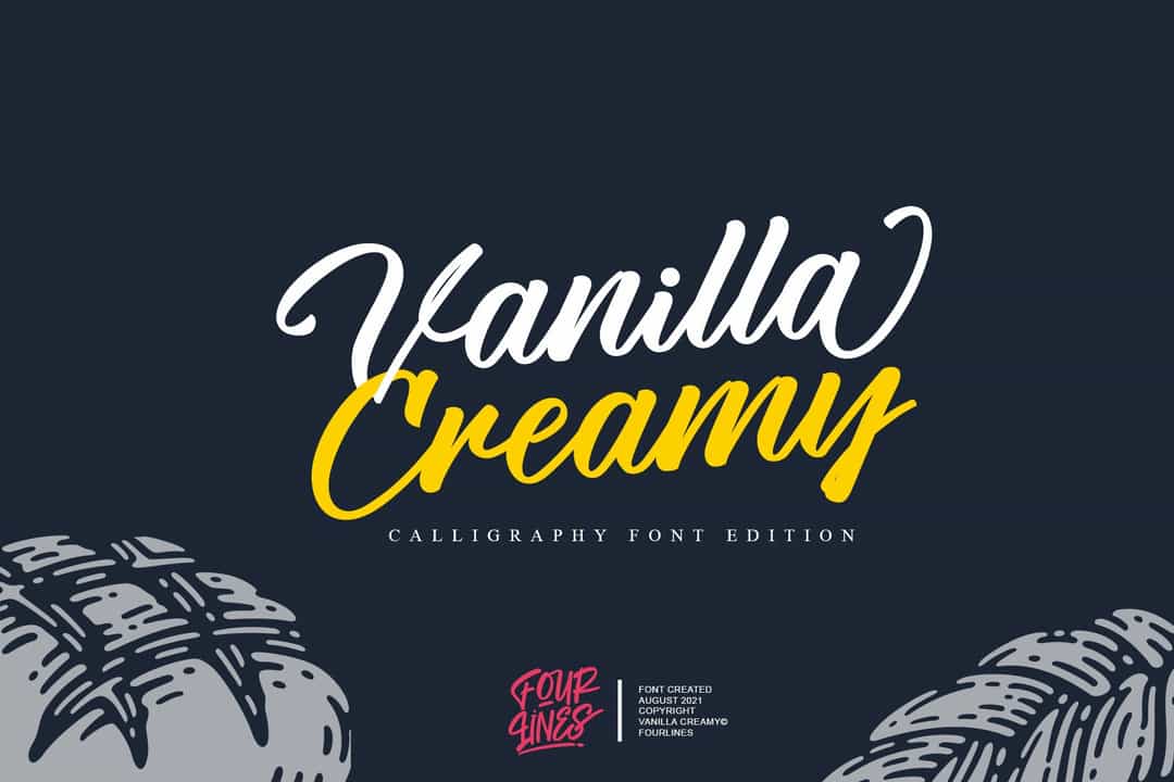Vanilla Creamy Font Image 1