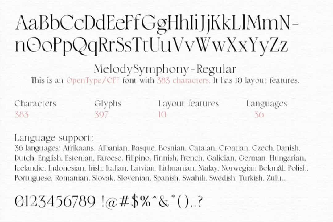 Melody Symphony Font Image 2