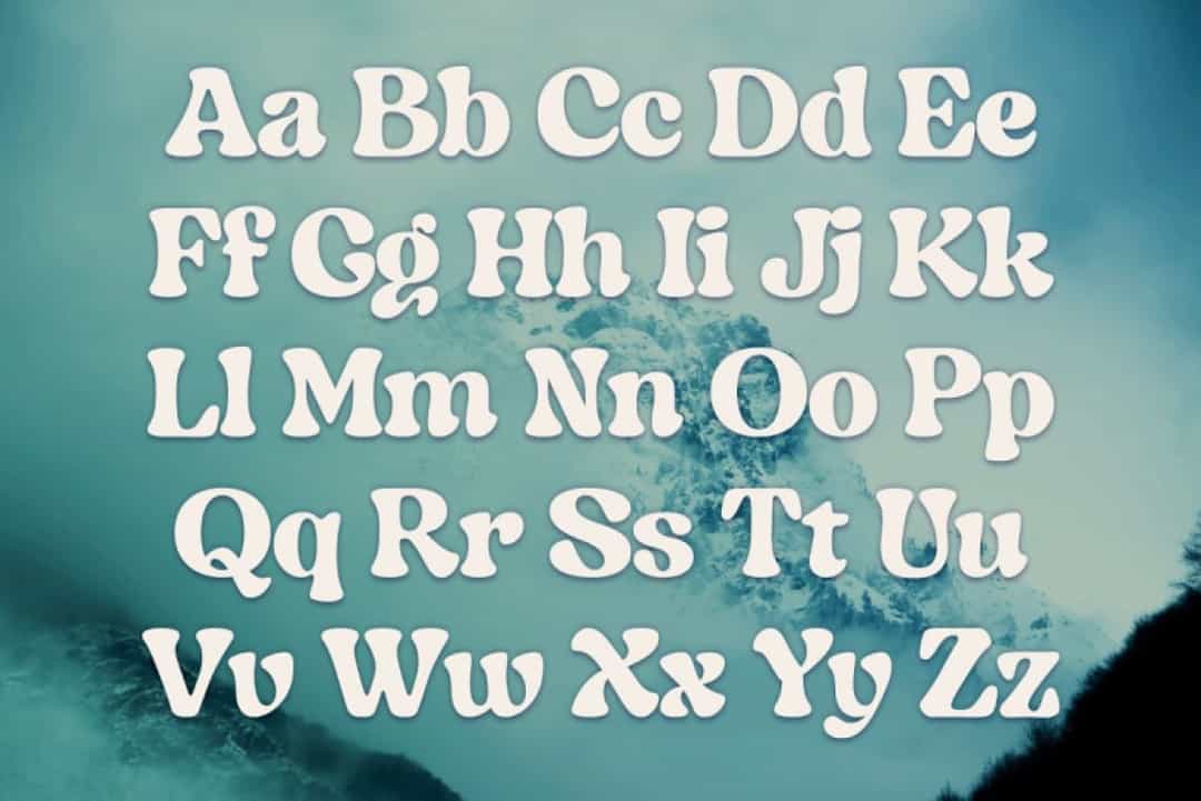 Indigo Sky Font Image 3