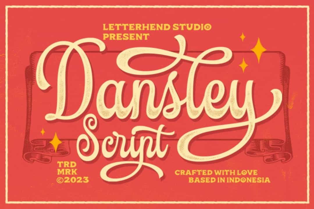 Dansley Font Image 1