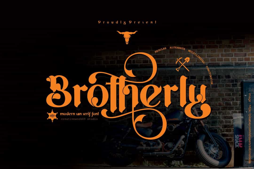 Brotherly Font Image 1