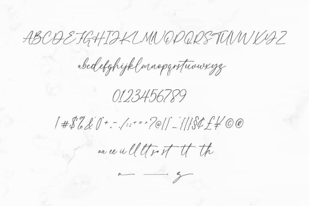 Hamilton Font Image 3