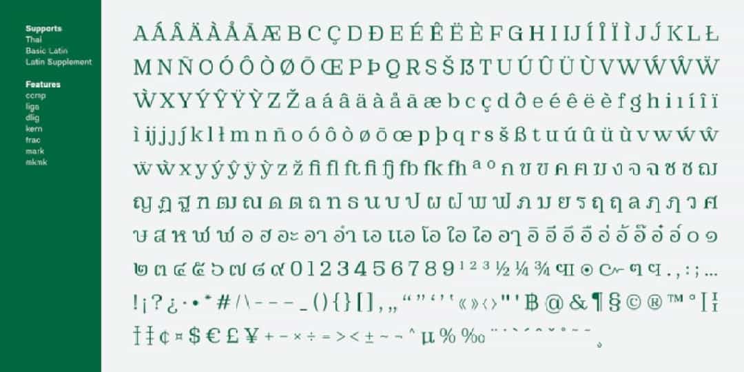 Phongphrai Font Image 3