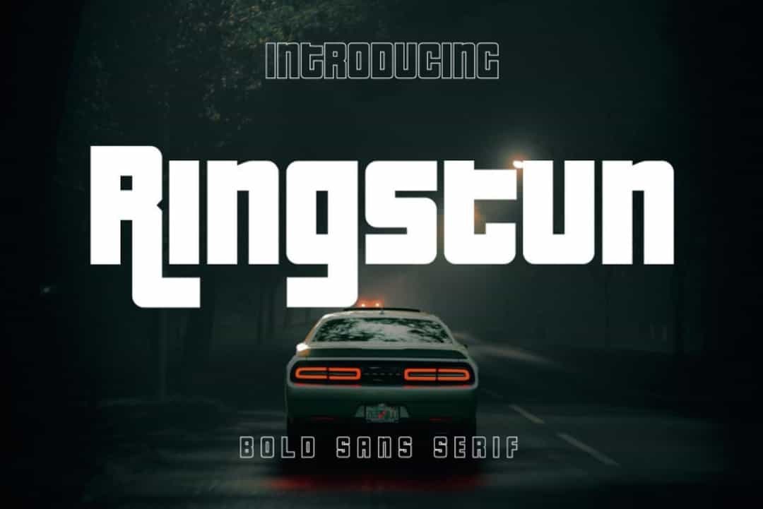 Ringstun Font Image 1