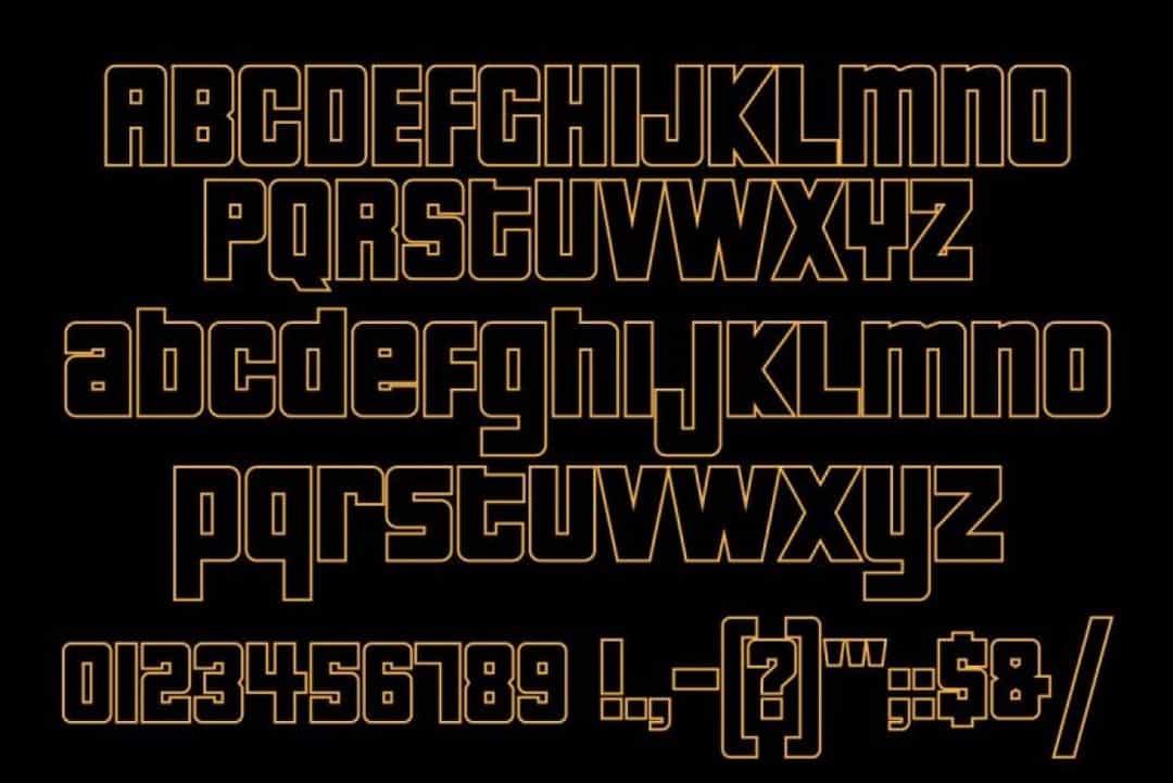 Ringstun Font Image 3