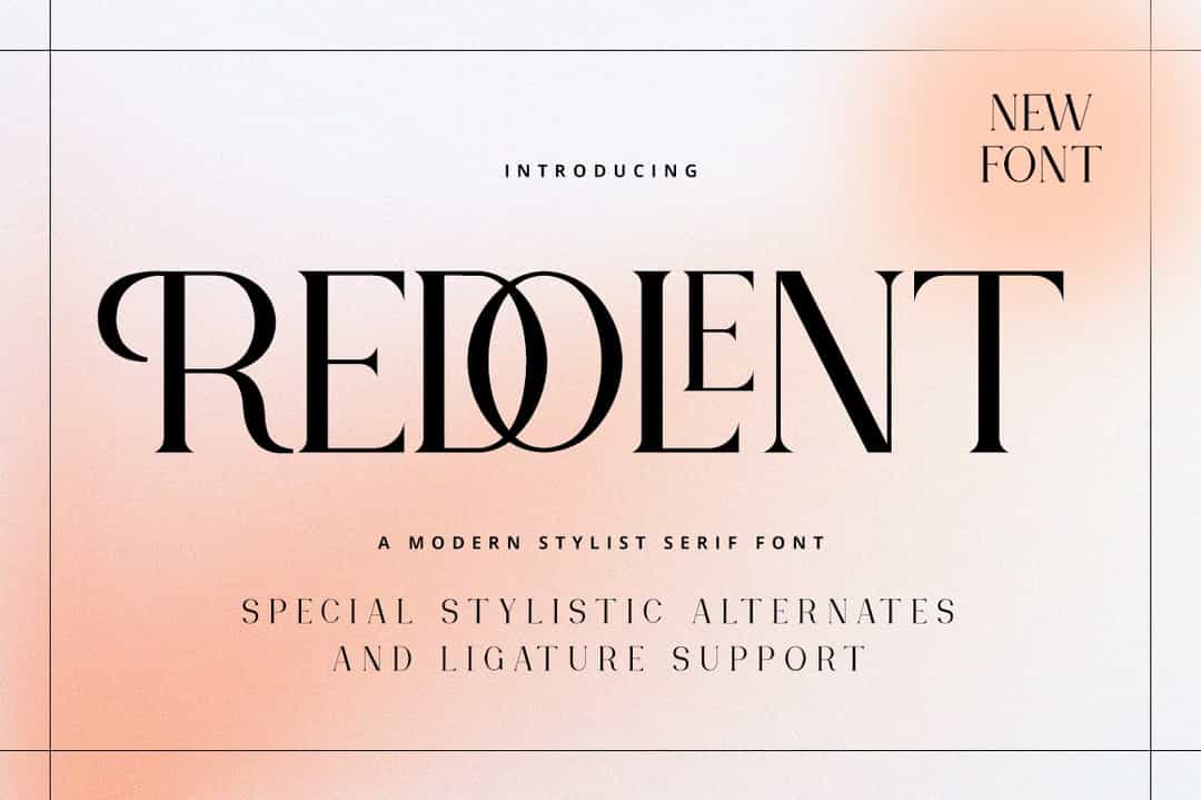Redolent Font Image 1
