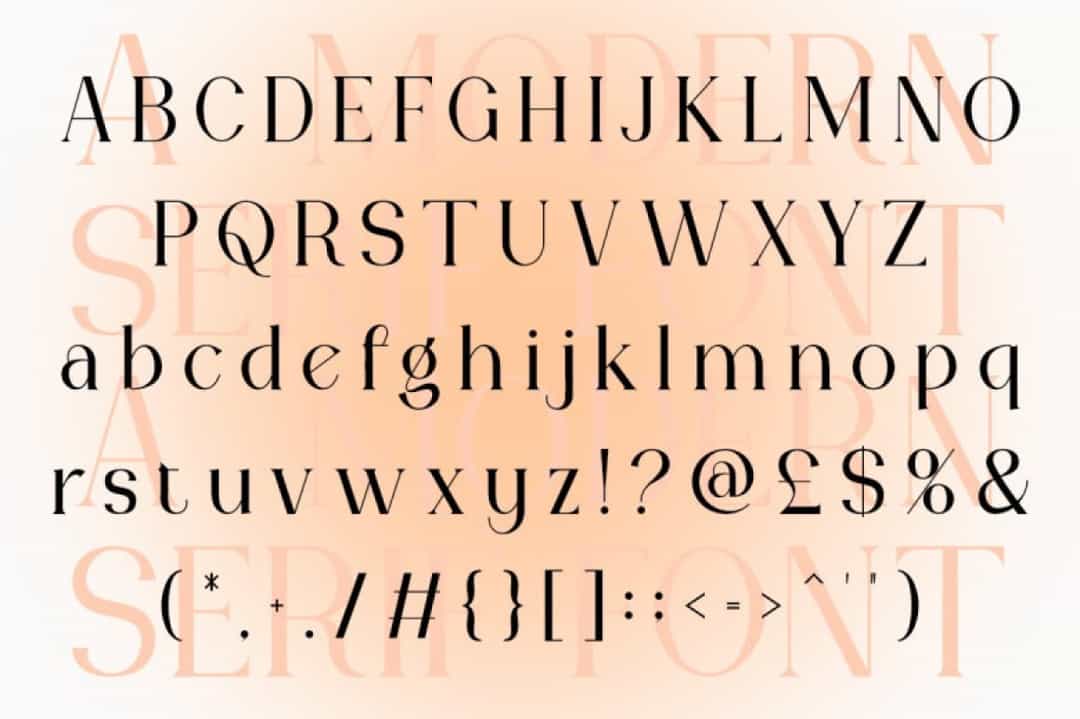 Redolent Font Image 2