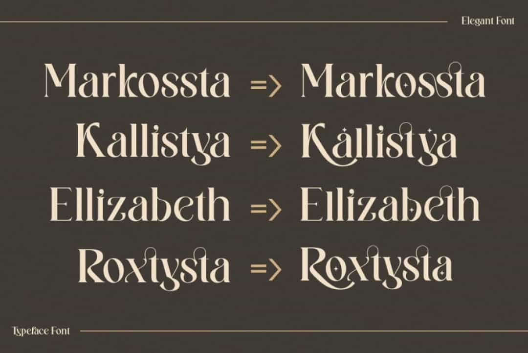 Wilkista Font Image 2