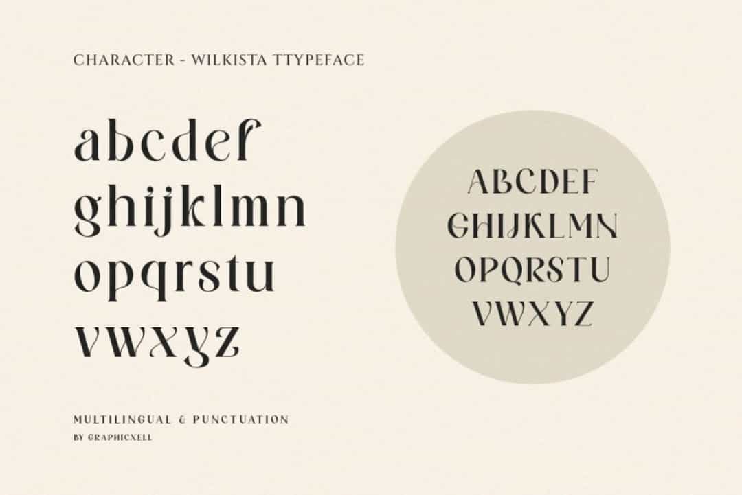 Wilkista Font Image 3