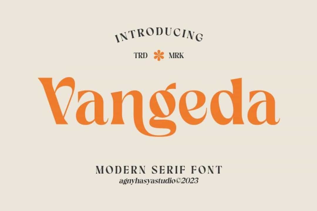 Vangeda Font Image 1