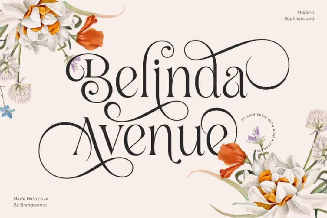 Belinda Avenue Font Image 1