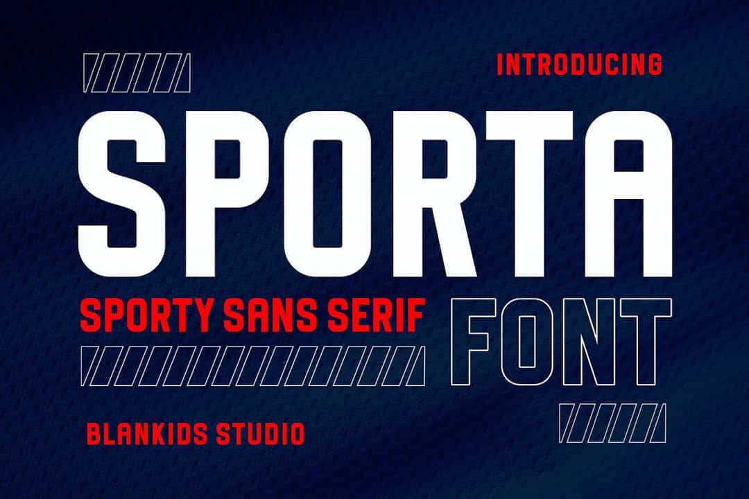 Sporta Font Image 1