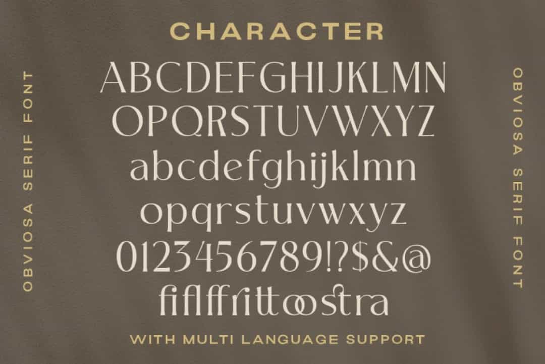 Obviosa Font Image 3