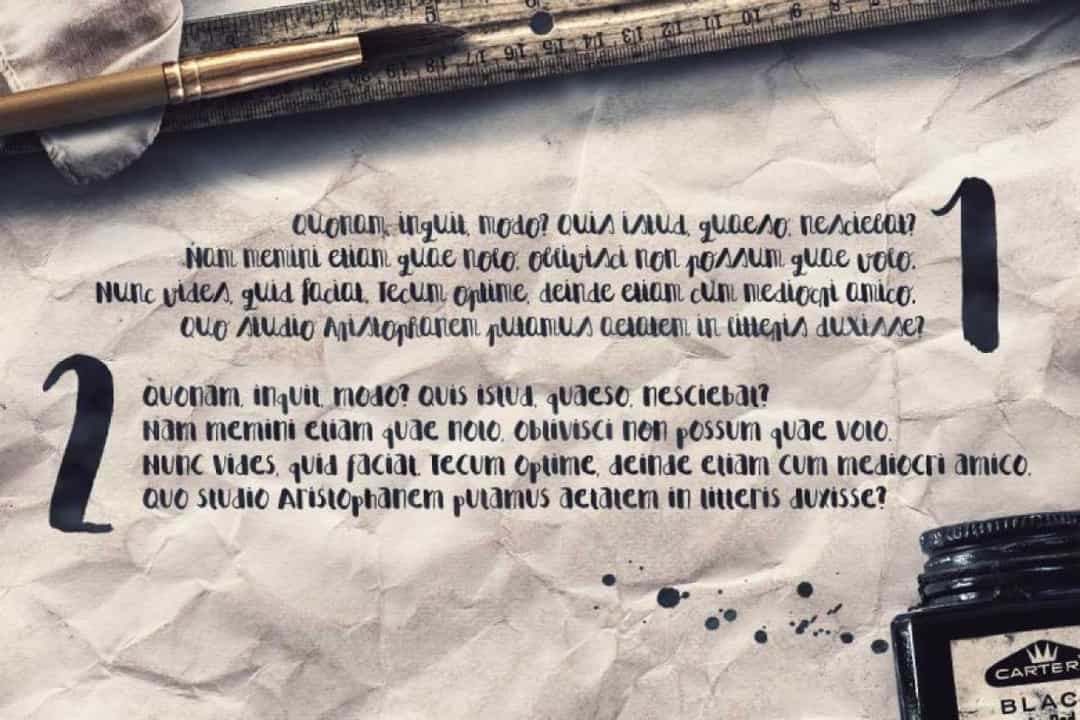Naila Script Typeface Free Image 2