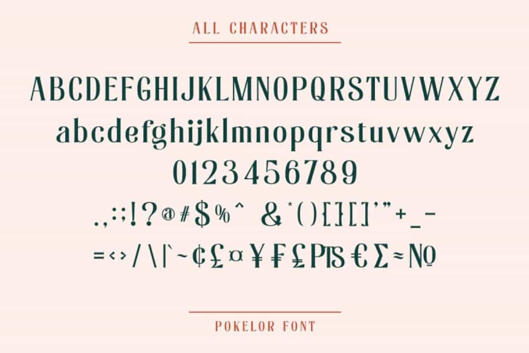 Pokelor Font Image 3