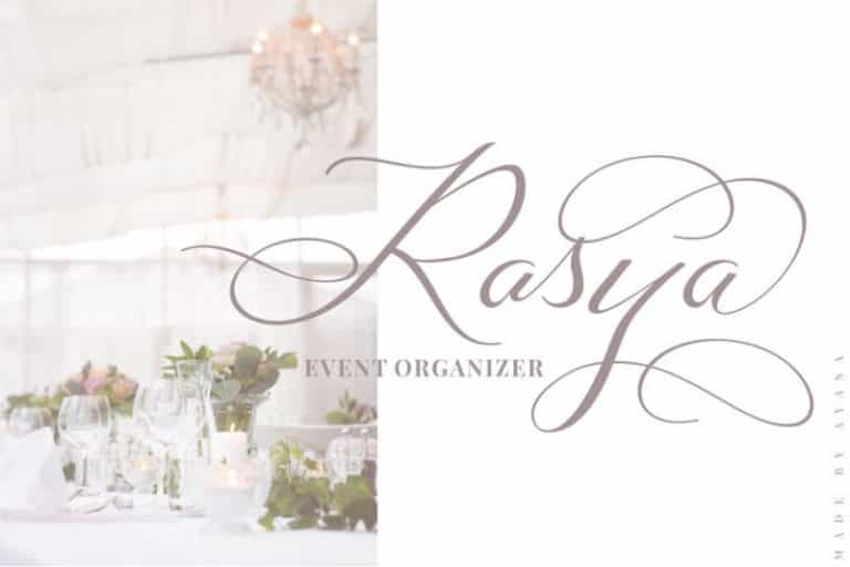 Ayana Calligraphy Font Image 3