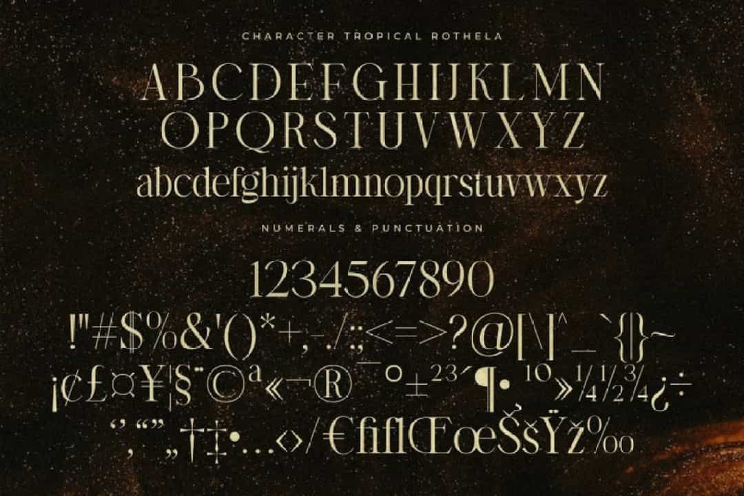 Tropical Rothela Font Image 3