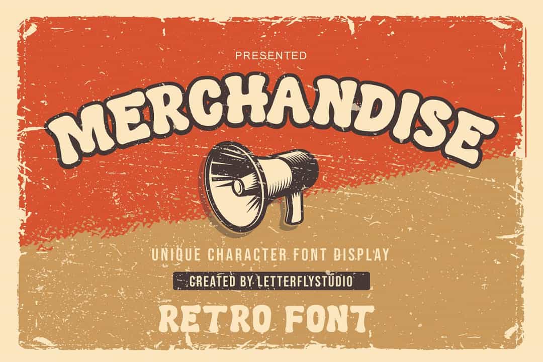 Merchandise Font Image 1