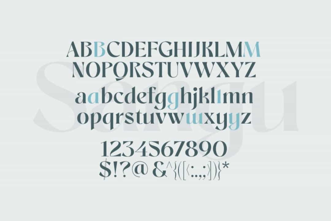 Sangu Font Image 3