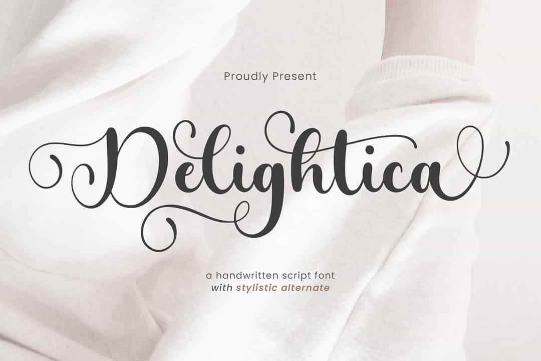 Delightica Font Image 1