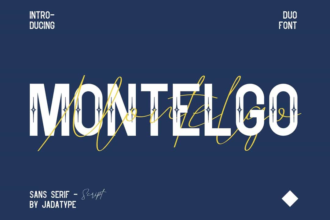 Montelgo Font Image 1