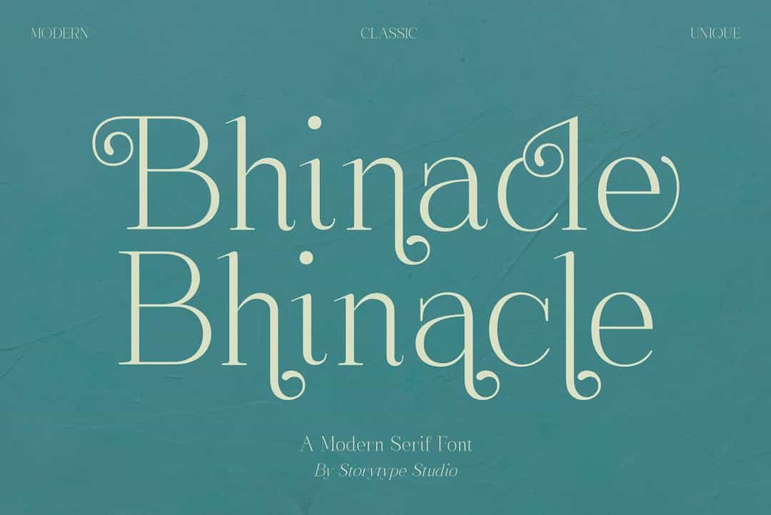 Bhinacle Font Image 1