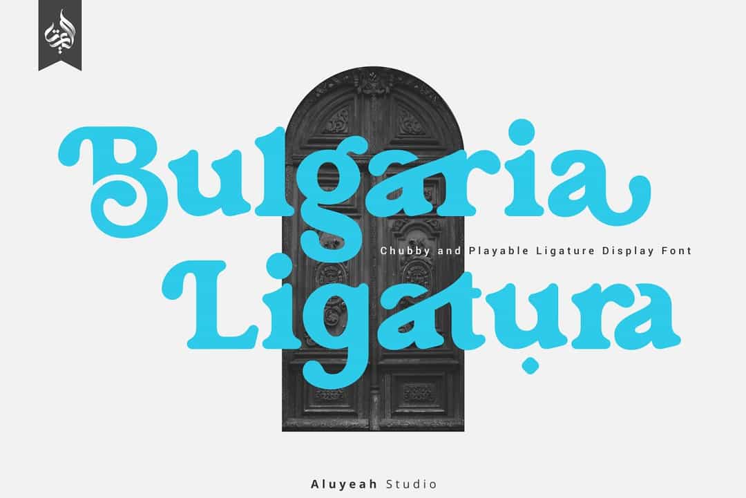 Bulgaria Ligatura Font Image 1