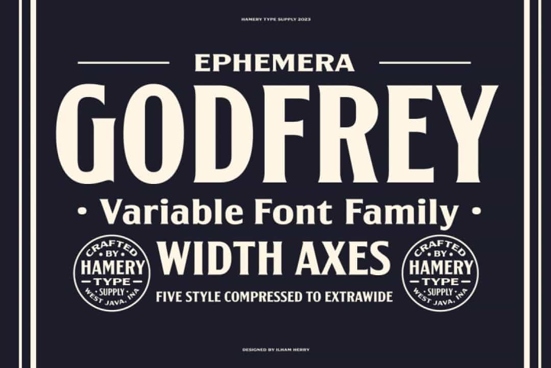 Godfrey Condensed Font Image 1
