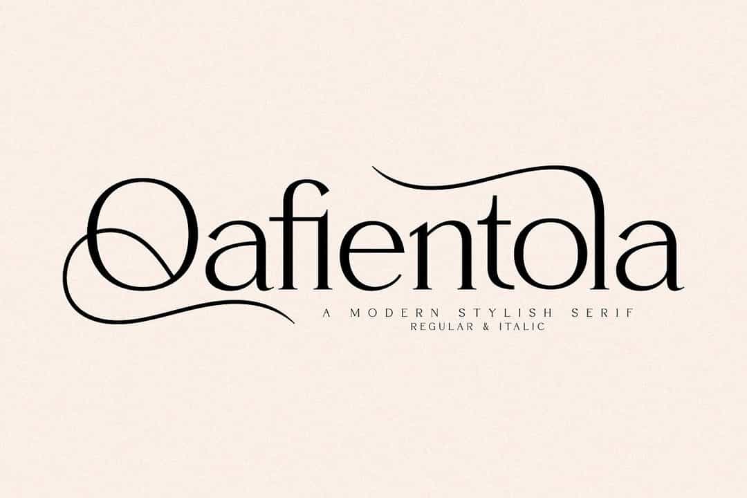 Qafientola Font Image 1