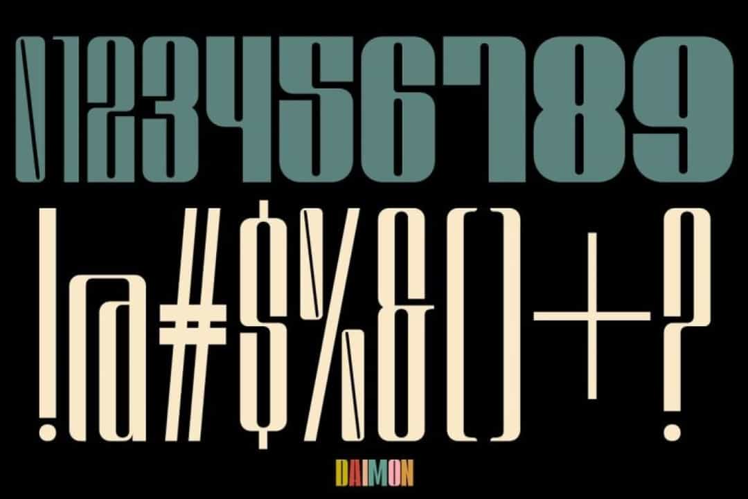 Daimon Font Image 3