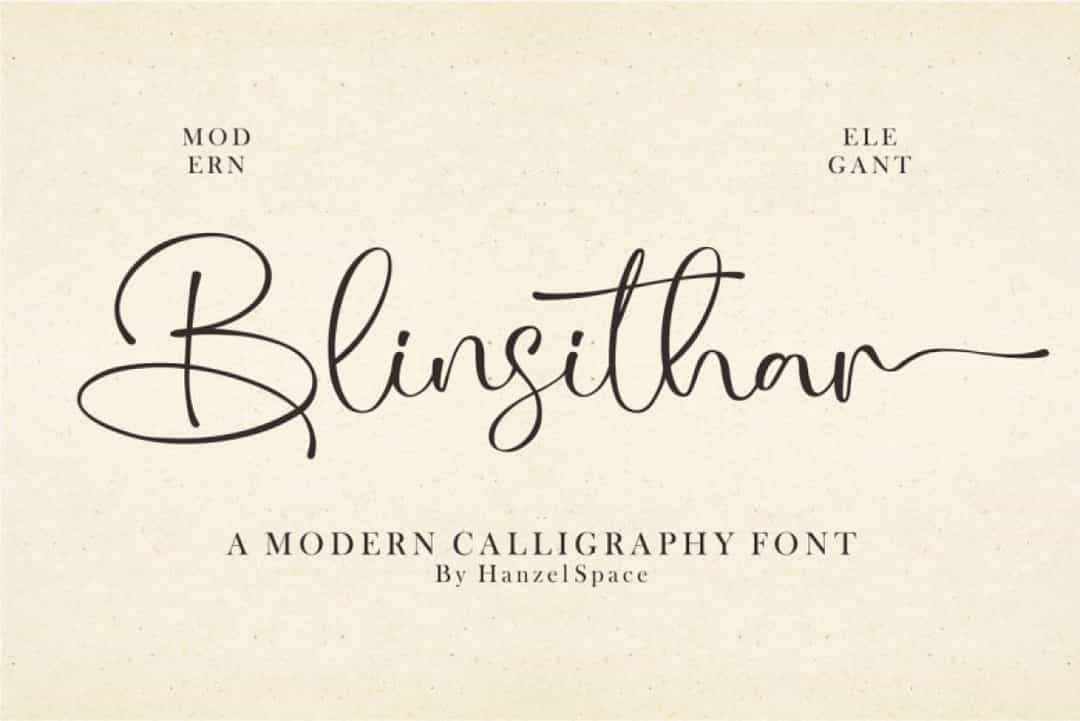 Blinsithar Font Image 1