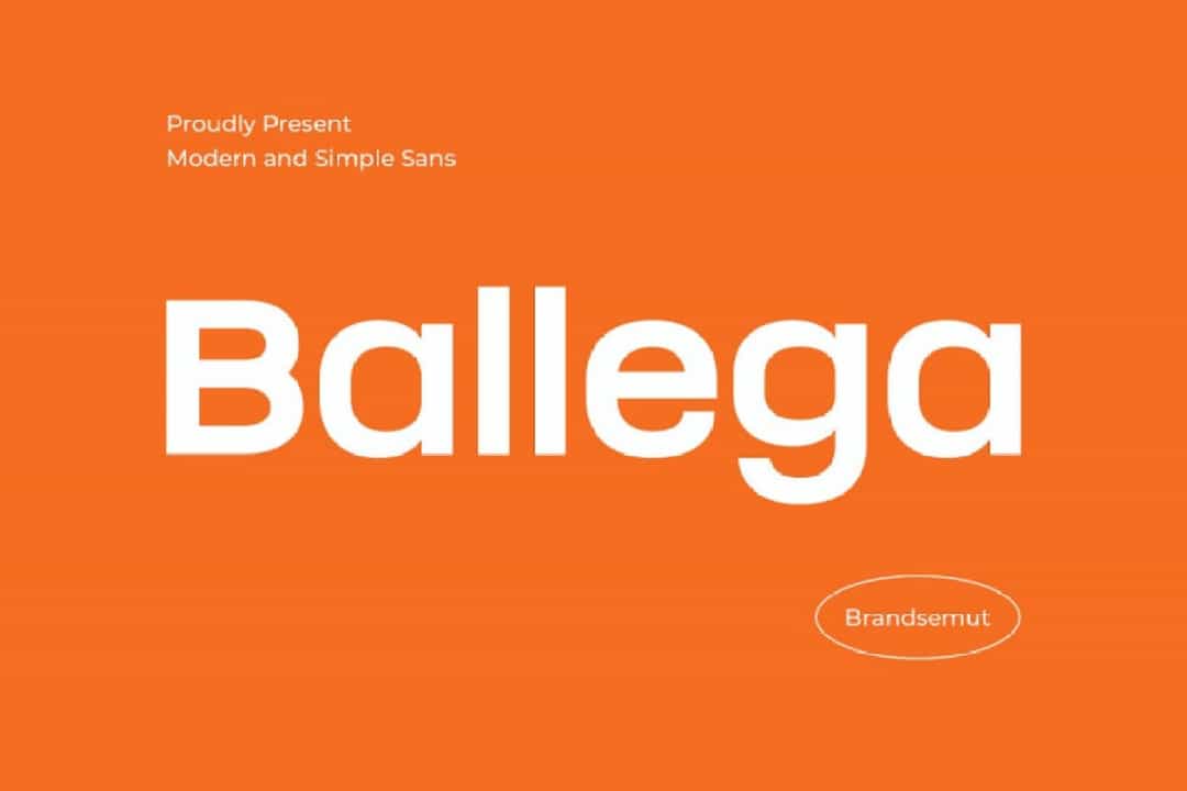 Ballega Font Image 1