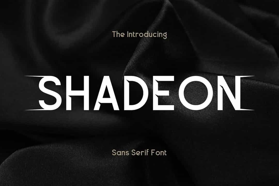 Shadeon Font Image 1