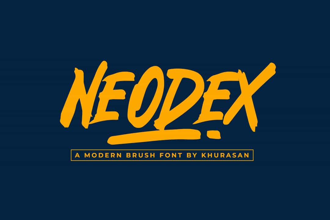 Neodex Font Image 1