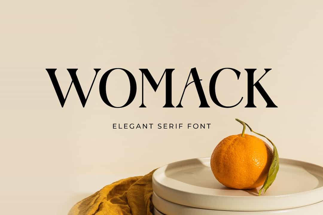 Womack Font Image 1