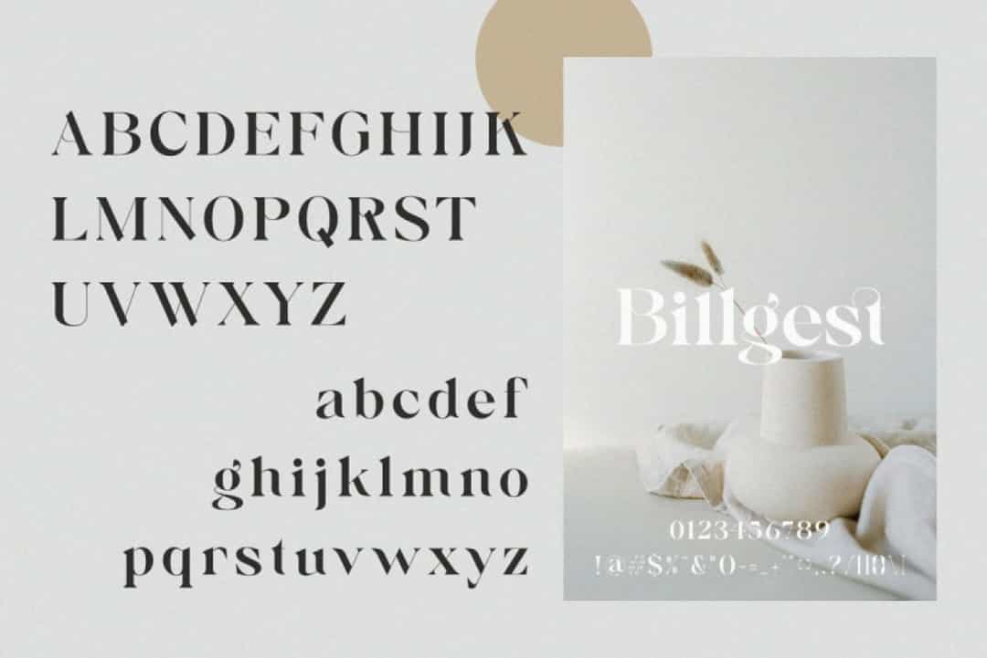 Billgest Font Image 3