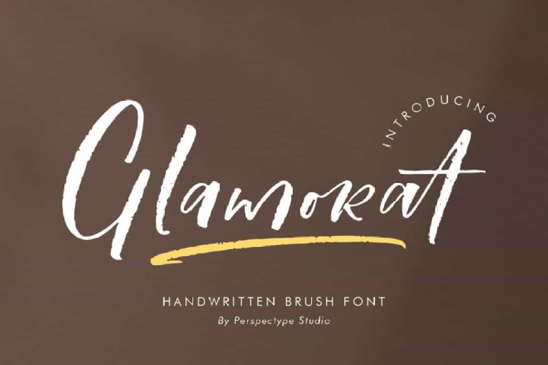 Glamorat Font Image 1