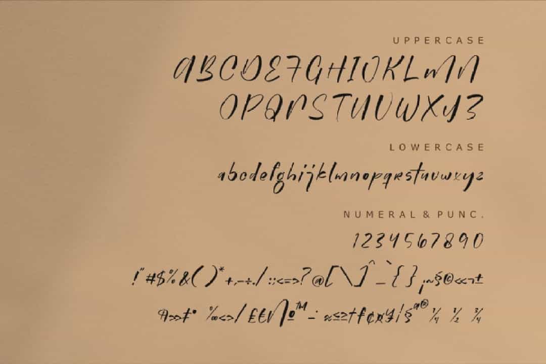 Glamorat Font Image 3