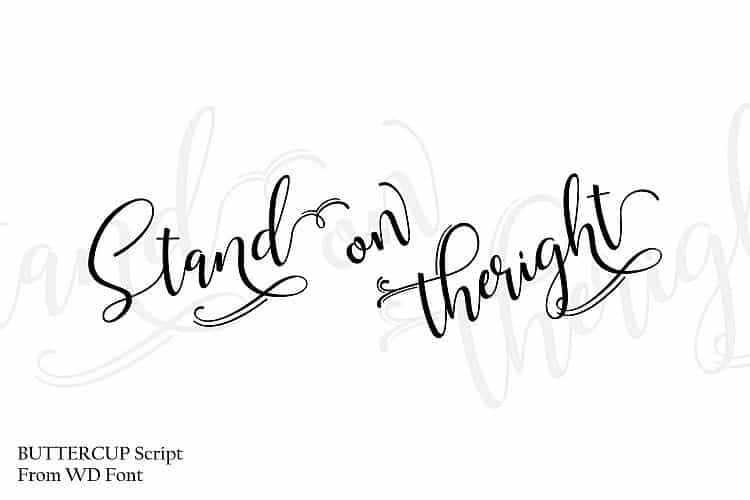 Buttercup Handwritten Font Image 2